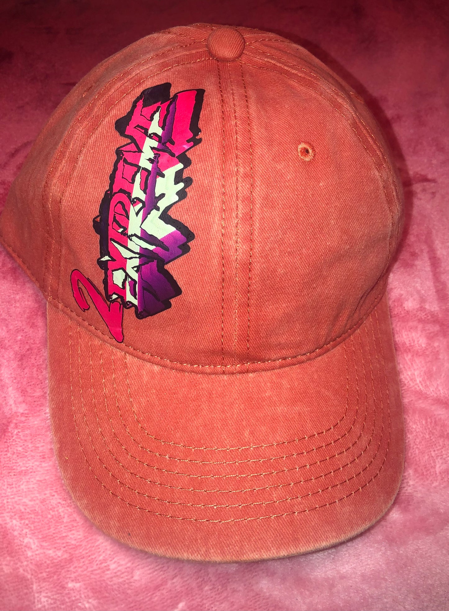 2Extreme-Orange Cap