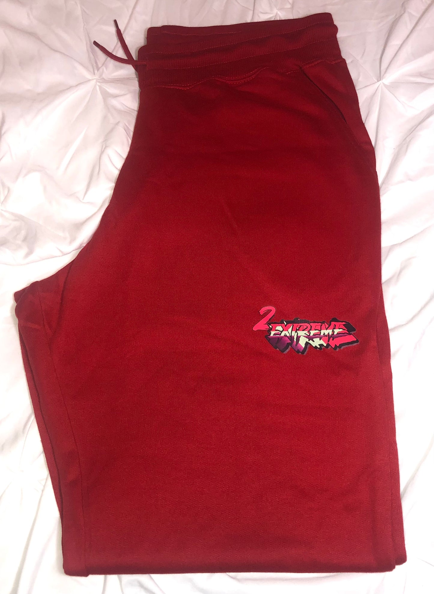 2EXTREME-Red Joggers