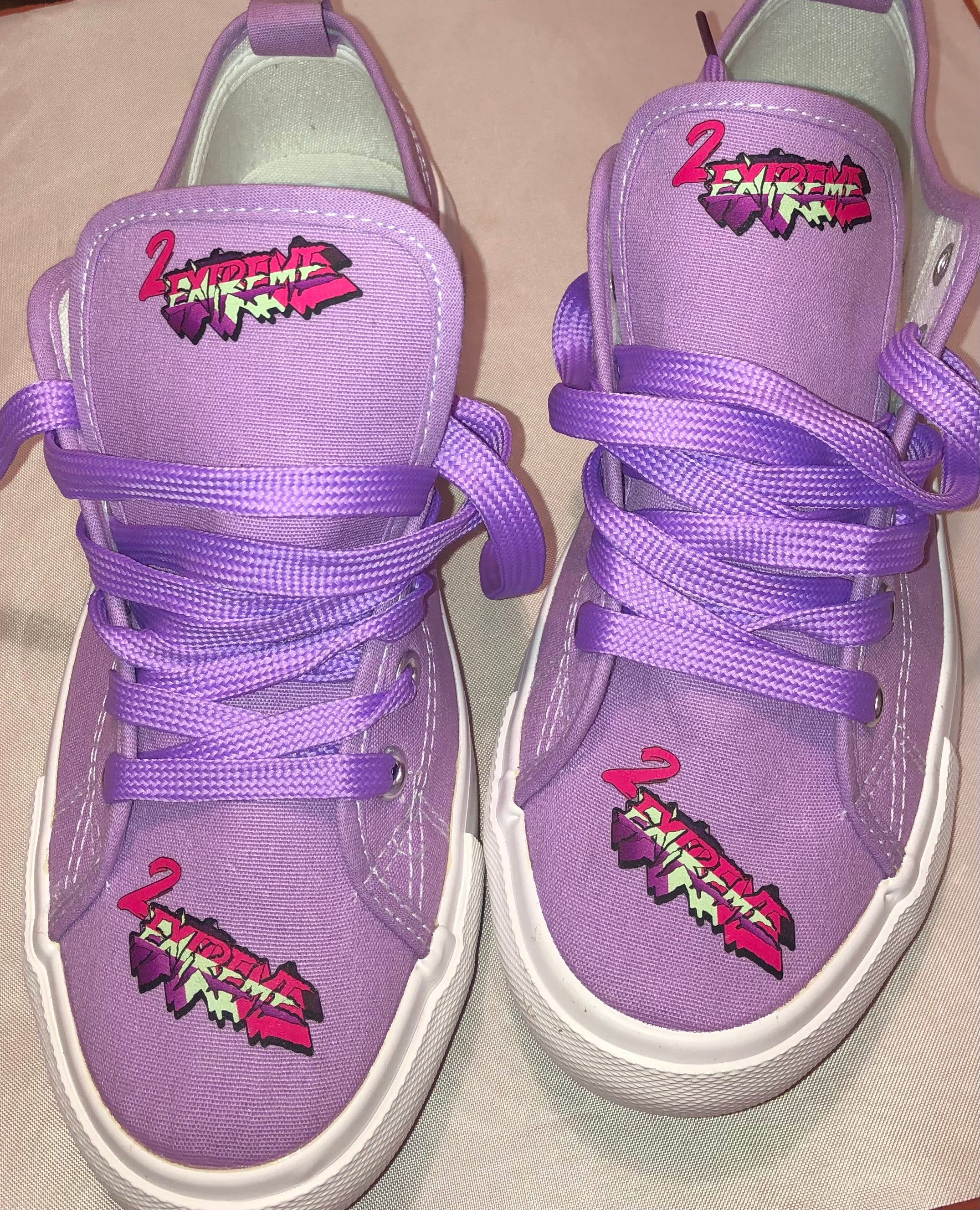 2extreme- Purple Canvas Sneakers