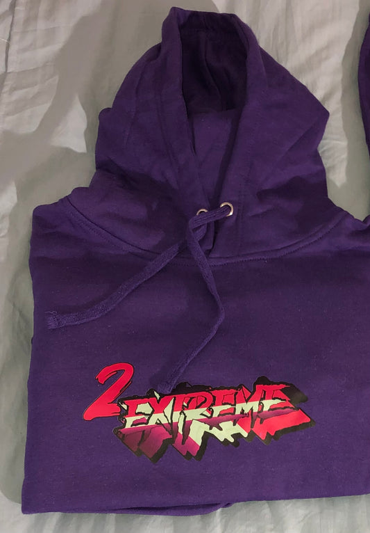 2EXTREME -Purple hoodie